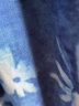 禾禾布衣素订女装原创品牌2023春夏高端苎麻连衣裙收腰文艺棉麻中长裙 蓝色 L 晒单实拍图