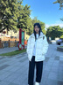 斯凯奇（Skechers）秋冬季男女立领保暖防泼水百搭舒适短款羽绒服P423U038 实拍图