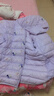 迪士尼（DISNEY）女童轻薄羽绒服耐脏油污90白鸭绒儿中大童衣服24冬DB431KE01紫160 实拍图