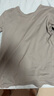 无印良品（MUJI）男式 棉厚款圆领长袖T恤纯棉全棉打底衫打底衣男士男款秋衣 浅银灰色 L （175/100A） 实拍图