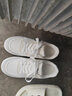 回力女鞋小白鞋2025春秋新款厚底鞋子女网红百搭增高学生运动休闲板鞋 白灰-加绒 38 实拍图