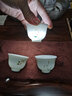 陶艺公社 茶杯 手绘德化薄胎白瓷功夫茶具家用办公个人闻香喝茶单杯品茗杯 兰花款-60ml 实拍图
