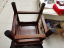 质道 红木家具 非洲花梨（学名：刺猬紫檀）椅子 实木办公椅 凳子 板凳 靠背椅 小官帽椅 单个小官帽椅 实拍图