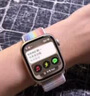 Apple/苹果 Watch Series 9 智能手表GPS+蜂窝款41毫米星光色铝金属表壳星光色运动型表带M/L MRJF3CH/A 实拍图