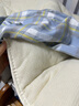 浪莎（langsha）可拆洗棉花学生宿舍床垫子0.9x1.9米褥子棉絮垫被床被褥垫可折叠 棉花床垫-简兮蓝【可拆洗】 90x190cm【棉花芯+外套】总重约4斤 实拍图