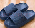 京寻开学季凉拖鞋女厚底夏季男家用浴室洗澡情侣家居拖鞋夏季外穿 静谧蓝40-41码 实拍图