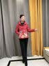 缇米媗小个子妈妈秋冬轻薄羽绒服外套中老年女大码洋气羽绒棉服短款棉袄 橘红色（白鸭绒38）现货直发 2XL 建议穿120-130斤 实拍图