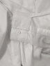 京识衬衫男春秋季商务简约休闲纯色长袖上衣服男士修身职业正装衬衣 白色 L 晒单实拍图