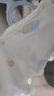 琼帕婴儿衣服新生半背内衣服无骨纯棉春秋款魔术贴睡衣满月服宝宝上衣 米色(橙冠猫造型半背) 59 cm 实拍图