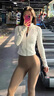 铂呐苓瑜伽服女春秋长袖高弹速干透气运动外套文胸健身服紧身显瘦上衣 瑜伽服三件套【外套+裤子+背心】 M【90-110斤】 实拍图