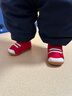 月星童鞋 日本进口手工制获奖鞋 儿童学步鞋男童机能鞋女童关键鞋 红色-加绒款 20 (内长12.5cm适合脚长12cm) 实拍图