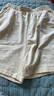 真维斯（JEANSWEST）短裤女装夏季新款五分裤运动休闲裤子女宽松显瘦纯棉热裤百搭外穿 米色 纯色 M 实拍图
