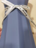 军英（JUNYING） 军英 玻璃花瓶彩色磨砂透明水培植物插花瓶客厅餐厅摆件花瓶 2019-99蓝色瓶 1只装 实拍图