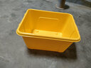 茶花（CHAHUA）茶花塑料收纳箱衣物整理箱35L58L68L多规格玩具整理箱储物 【黄色】 【58升*1个装】59.5*47.5*32.5cm 实拍图