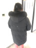 雅鹿雅鹿羽绒服女2023新款冬季60岁奶奶外套狐狸毛领脱卸帽XWJ 高级灰 180/3XL（建议130-145斤） 晒单实拍图