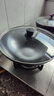 苏泊尔（SUPOR）炒锅铁锅耐磨防锈炒菜锅老式家用无涂层锅燃气专用锅具久用不粘锅 无涂层爆炒铁锅【配锅盖】 32cm 实拍图