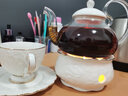 那些时光欧式茶具陶瓷英式茶壶下午 茶花茶杯茶具套装耐热泡茶壶 白玫瑰 (2杯碟+壶)简装 实拍图