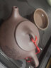 徐保国 纯紫砂壶宜兴名家手工茶壶功夫小茶具套装泡茶壶石瓢壶 210ml 周国君 紫泥款球孔 实拍图