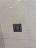 Nalthai开关插座86型钢化玻璃面板暗装带LED夜间指示灯点开关晶点灰系列 一开双控带LED指示灯(玻璃面板) 实拍图