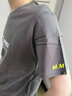 啄木鸟t恤男短袖潮流纯棉上衣服新款半袖体恤男士加大码衣服男 AT005灰色+AT004白色 XL 实拍图
