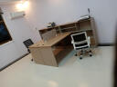 威尔斯佳 办公桌组合办公室工作台简约现代双人职员办公桌椅办公家具 双人位（含柜椅） 1.5米 晒单实拍图