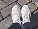 公牛世家（G.N.Shi Jia）男鞋2025秋冬季新款透气休闲皮鞋小白鞋男士运动跑步板鞋子男款 白黑（四季款） GN124101145 39 实拍图