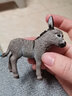 思乐（Schleich S）新年礼物仿真农场家禽动物模型羊驼猪兔羊驴猪火鸡男女孩儿童玩具 小驴13746 实拍图