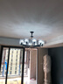 雷士（NVC） 吊灯美式简约客厅吊灯轻奢水晶LED灯具套餐厅大气智能灯饰书房 【2室1厅】10头+卧室*2 智能RA95 实拍图