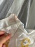 aqpa婴儿内衣套装夏季纯棉睡衣男女宝宝衣服薄款分体短袖〖配汗巾〗 色块动物 90cm 实拍图
