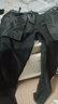 真维斯（Jeanswest）长裤修身舒适小脚裤男士黑色裤子男秋季免烫商务秋装休闲裤子 黑色+深灰 30 二尺三 实拍图
