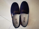 普戈斯（PUGESI）老北京布鞋春秋女鞋平跟单鞋加厚牛筋底舒适一脚蹬 蓝色A307 38 实拍图