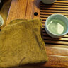 尚言坊 台隆茶巾 棕色茶巾 细纤维毛巾吸水强 茶道零配 双面绒茶巾·灰·短绒35版 实拍图