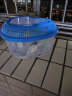 龟真寿小号芒果盒（22*16*11cm）乌龟缸带晒台 塑料手提龟缸 带盖龟缸  实拍图