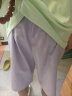 鸿星尔克儿童裤子中大童男童运动裤针织舒适儿童运动裤 浅粉紫 160 晒单实拍图