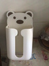 云穗纸巾盒壁挂式免打孔洗脸巾收纳盒家用卫生间抽纸盒厨房客厅置物架 白棕小熊【两个装】 实拍图