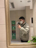 NOTHOMME国潮羽绒服日系潮牌三色基础围脖情侣款男装冬季保暖宽松外套 杏灰色 L 实拍图
