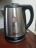 金灶（KAMJOVE）电热水壶 304不锈钢全钢电茶壶 家用大容量烧水壶茶具T-65 亚光拉丝 1.7L 实拍图