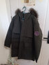 雅鹿雅鹿羽绒服男中长款大毛领保暖加厚男士冬装新款百搭休闲时尚外套 黑色 2XL 185 实拍图