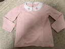 多妙屋女童长袖t恤春秋新款儿童打底衫大童棉薄秋衣女孩上衣洋气童装 常规 草莓 粉色 10211 110cm适合105-115cm 实拍图