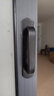 西朵现代简约窗户免打孔明装拉手房门木门把手对开门把手粘贴款 小号黑-配免钉胶 实拍图