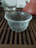 康韵（KANGYUN） 康韵加厚玻璃小茶杯功夫茶杯个人杯子日式锤纹耐热防爆玻璃品茗杯单层耐高温玻璃杯 8号锤纹单杯（60ml） 实拍图