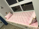 西子纱主卧飘窗垫窗台垫四季通用定制高端飘窗坐垫毯卧室阳台垫子可水洗 语格-粉色（加厚款） 定做联系客服 实拍图