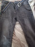 海沛尼克 牛仔裤男宽松直筒中高腰弹力长裤子大码深裆肥佬中青年男裤 992灰色防盗 36 (2尺8) 实拍图