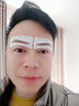 亨丝男士眉笔眉贴眉毛贴 画眉贴一字眉眉卡懒人修眉刀套装 3种眉型混装（眉笔+修眉刀）黑色 实拍图