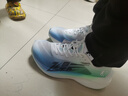 乔丹QIAODAN飞影PB4.0专业马拉松竞速跑步鞋碳板跑鞋运动鞋男 海盐蓝/极光绿 -立春 44 实拍图