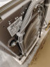 三星（SAMSUNG）10.5公斤全自动洗衣机洗烘一体机 滚筒洗衣机 泡泡净洗 AI智能控制 WD10T504DBX/SC 灰 实拍图