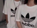 阿迪达斯（adidas）短袖女2025夏季款三叶草运动服跑步健身舒适时尚休闲短袖女T恤 GN2899/三叶草白色/店长力荐 M 实拍图