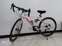飛鸽（FG FLYING PIGEON）公路自行车700C跑车成人男女青少年大中小学生车竞速骑行单车 超越铝架-公路把-纳多灰 30速蓝图变速 实拍图
