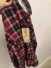 无印良品 MUJI 女式 新疆棉 轻量法兰绒 衬衫 W9AC506 红色X格子 M 实拍图