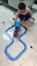 宝乐星儿童玩具男孩大号声光音乐电动滑梯轨道收纳火车头玩具车带合金小火车红绿灯模型套装六一儿童节礼物 实拍图